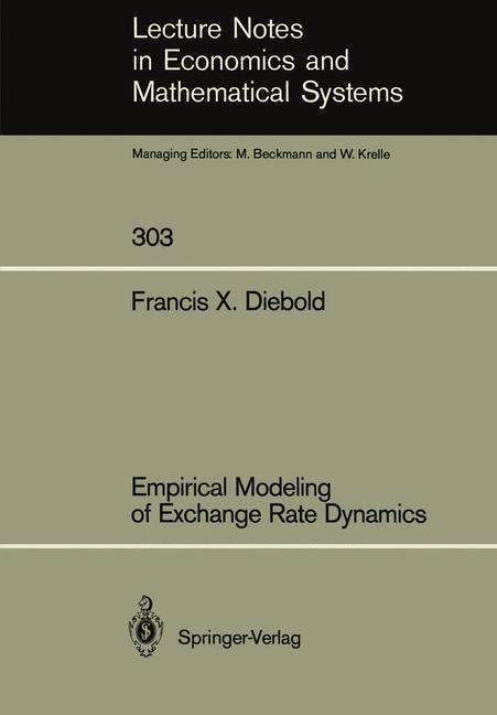 Cover: 9783540189664 | Empirical Modeling of Exchange Rate Dynamics | Francis X. Diebold