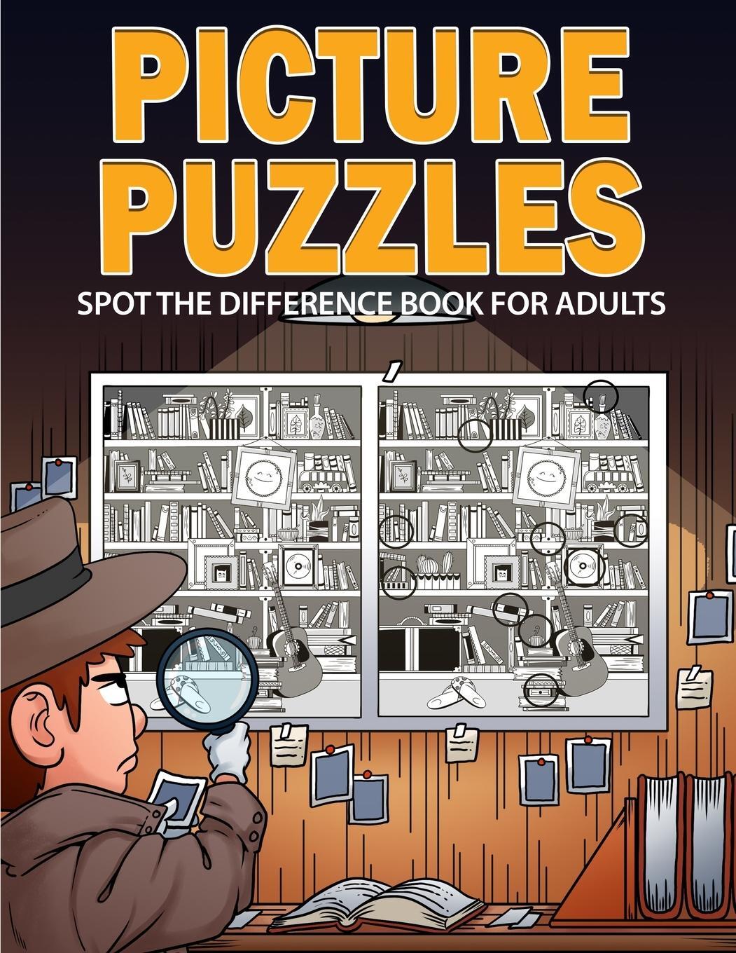 Cover: 9781951791681 | Picture Puzzles | Spot the Difference Book for Adults | Game Nest