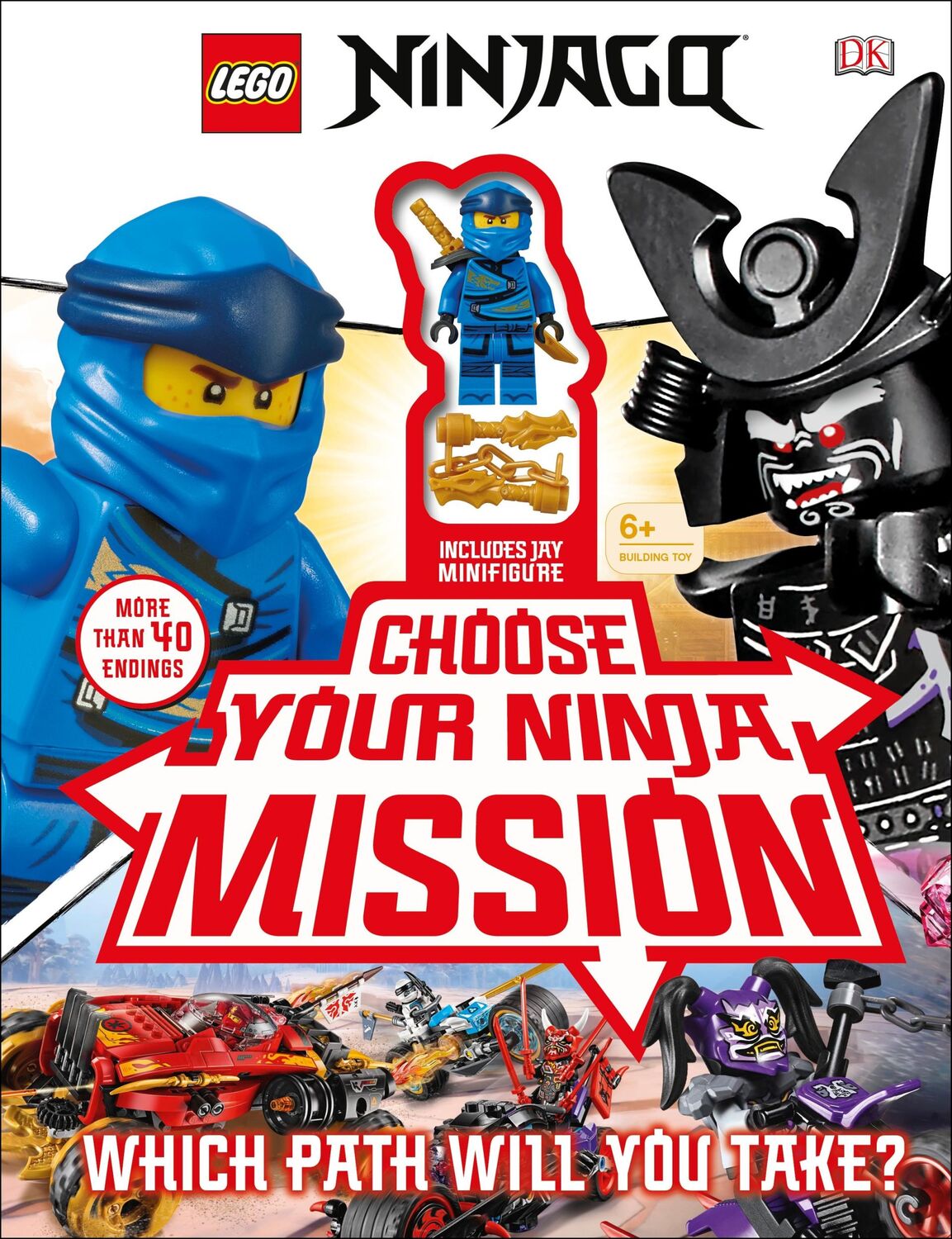 Cover: 9780241401279 | LEGO NINJAGO Choose Your Ninja Mission | With NINJAGO Jay minifigure