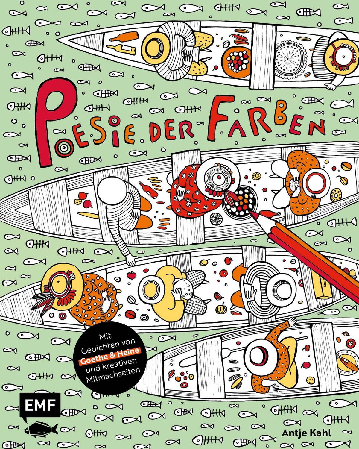 Cover: 9783745924015 | Ausmalbuch: Poesie der Farben | Antje Kahl | Taschenbuch | 80 S.