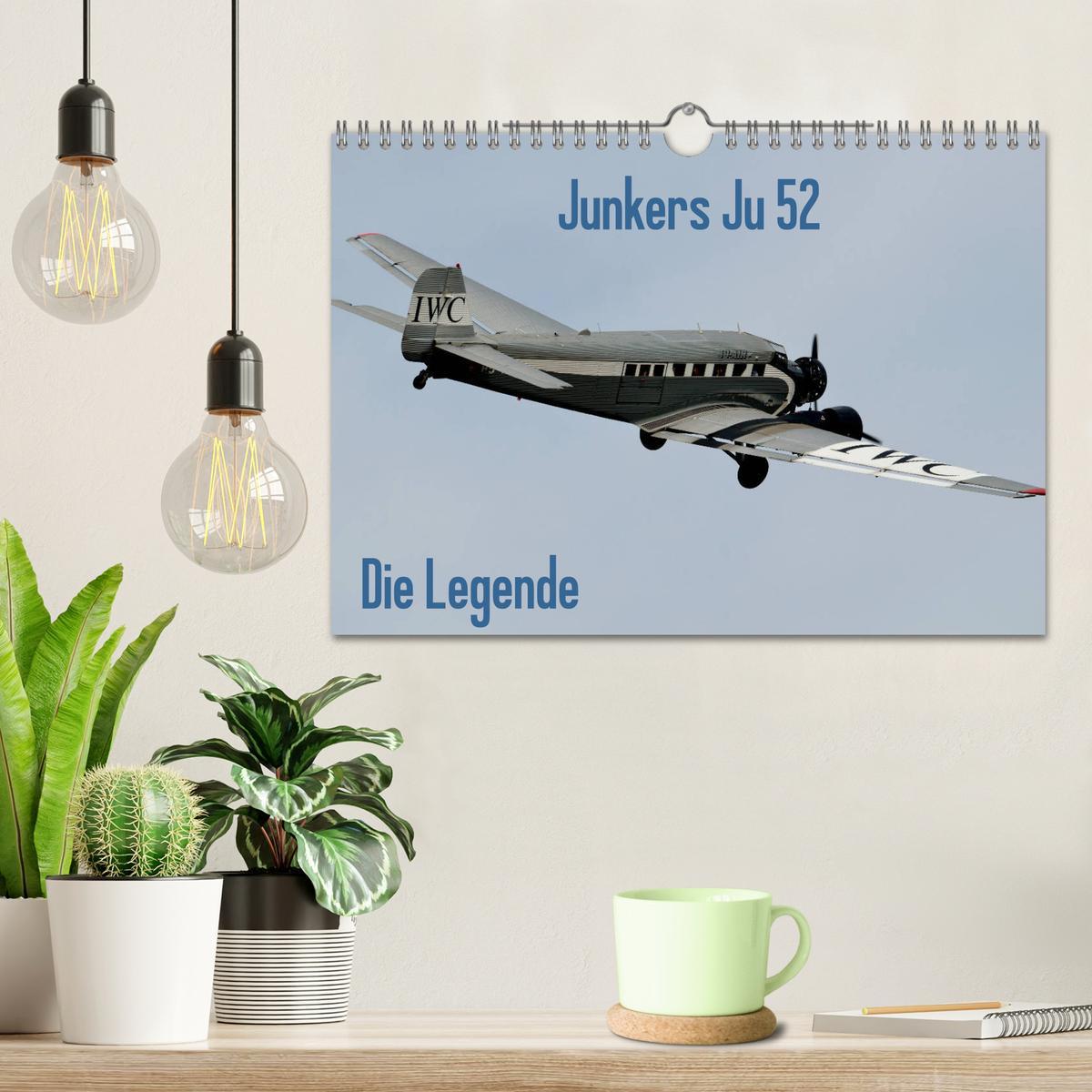 Bild: 9783435390632 | Junkers Ju 52 Die Legende (Wandkalender 2025 DIN A4 quer), CALVENDO...