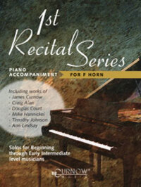 Cover: 73999720860 | P-A 1st Recital Series - for F Horn | 1st Recital Series (Curnow)