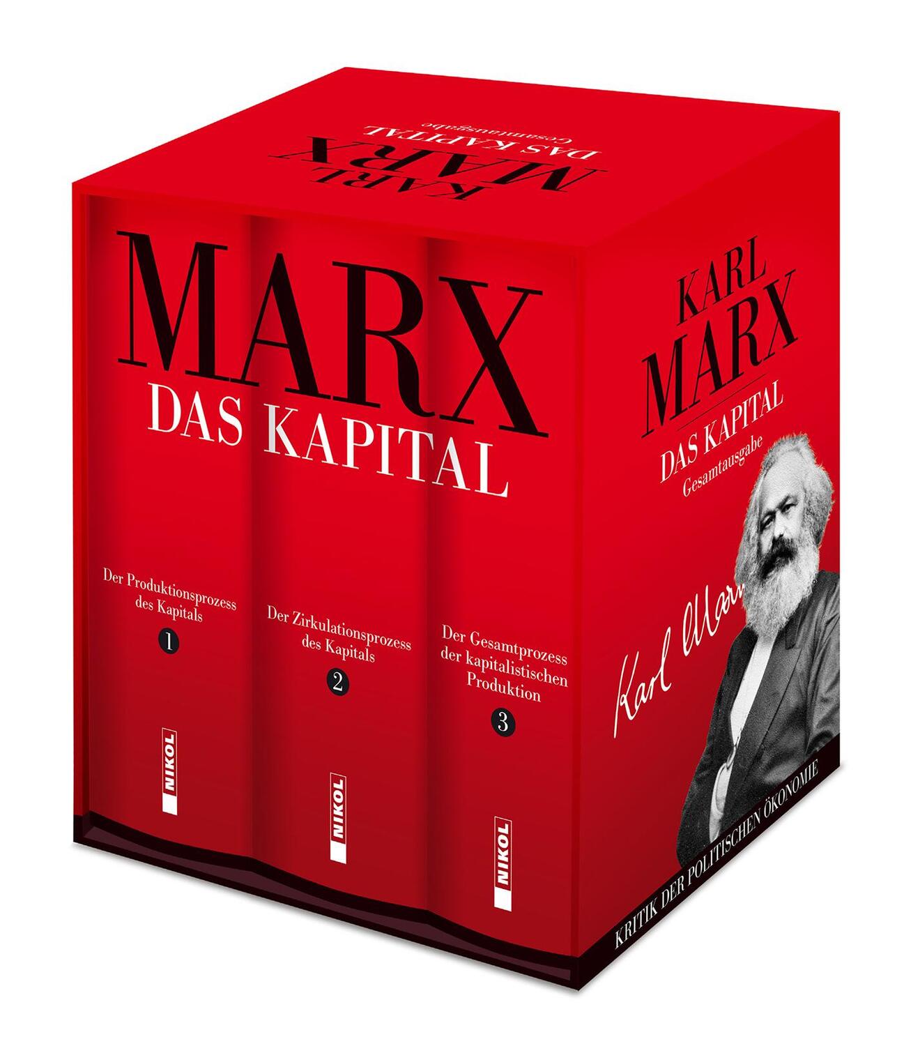 Cover: 9783868205961 | Das Kapital (Vollständige Gesamtausgabe) | 3 Bände im Schuber | Marx