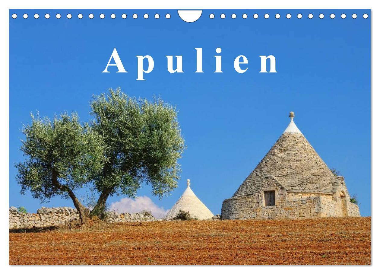 Cover: 9783435740147 | Apulien (Wandkalender 2025 DIN A4 quer), CALVENDO Monatskalender