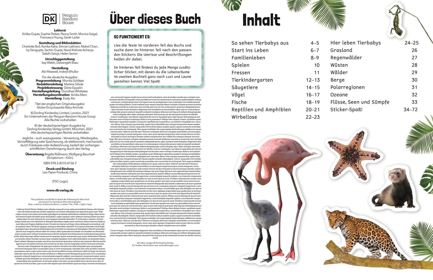 Bild: 9783831041367 | Sticker-Lexikon. Tierkinder | Taschenbuch | Mein Sticker-Lexikon