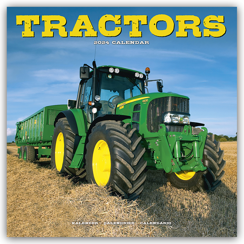 Cover: 9781804601976 | Tractors - Traktoren 2024 - 16-Monatskalender | Ltd | Kalender | 13 S.