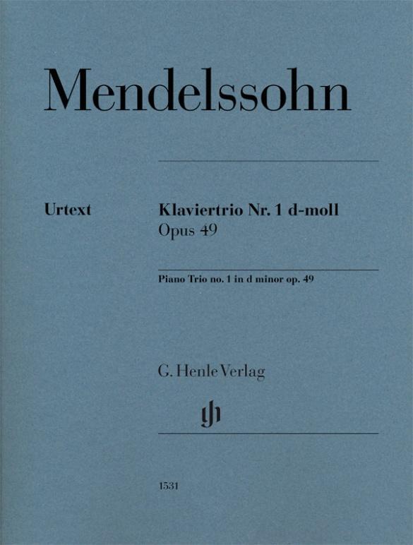 Cover: 9790201815312 | Mendelssohn Bartholdy, Felix - Klaviertrio Nr. 1 d-moll op. 49 | Buch