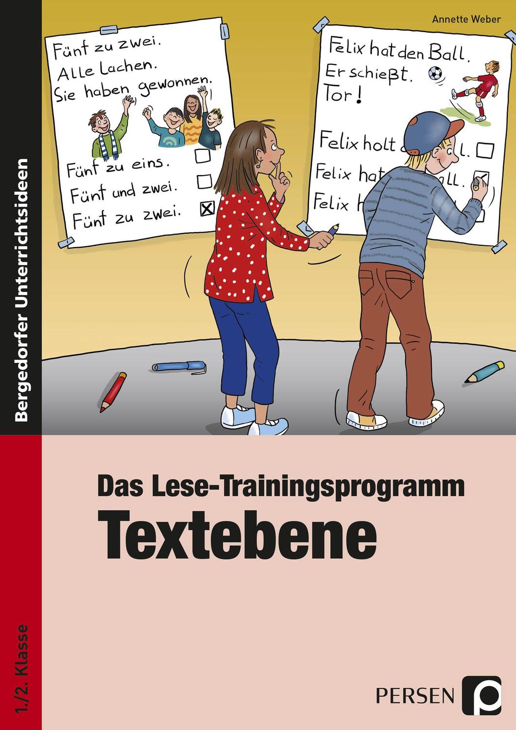 Cover: 9783403230915 | Das Lese-Trainingsprogramm: Textebene | 1. und 2. Klasse | Weber