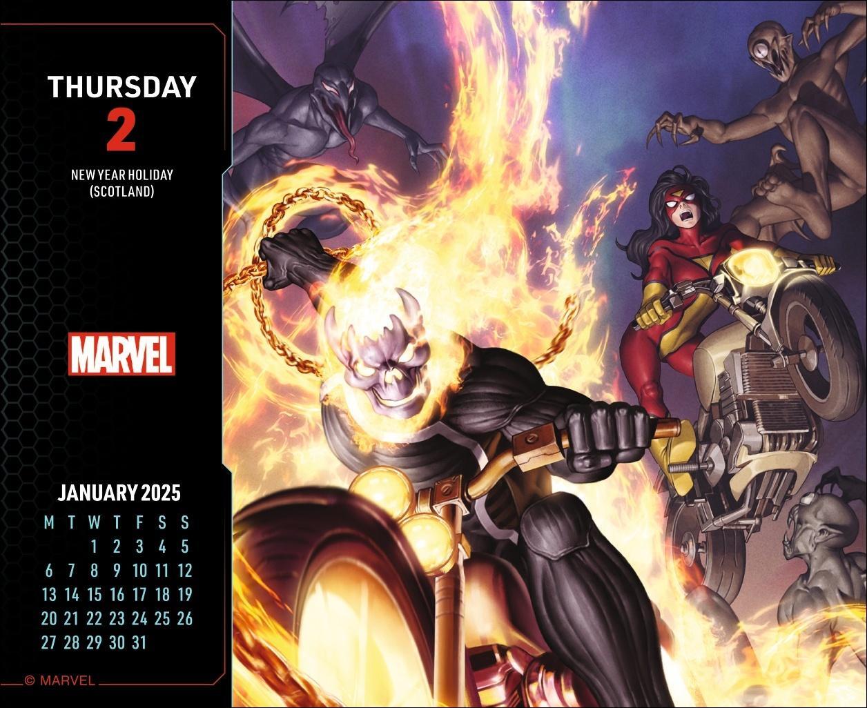 Bild: 9783840196775 | Marvel Comics Tagesabreißkalender 2025 | Kalender | Danilo | 320 S.