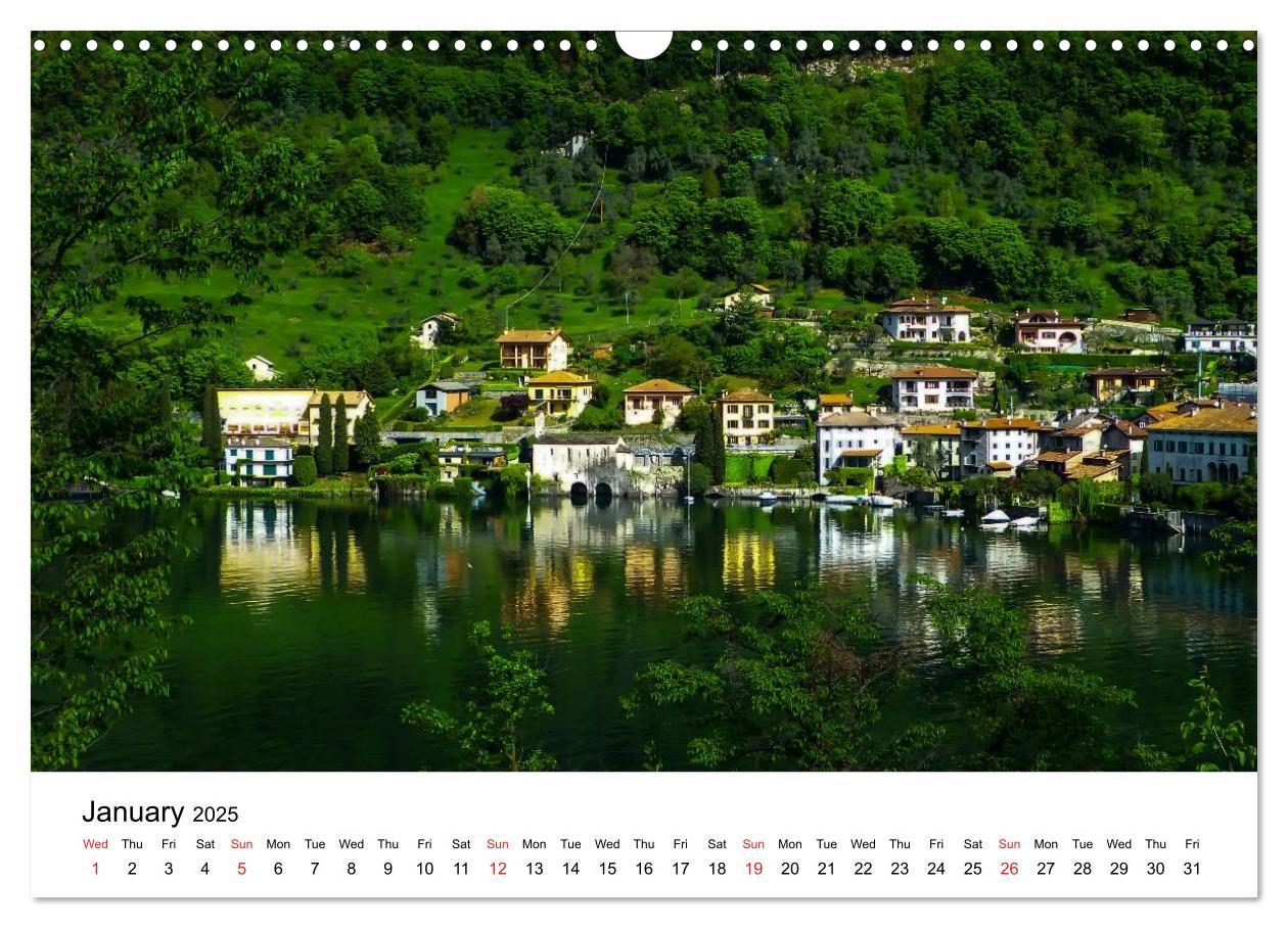 Bild: 9781325993970 | Impressions from Lake Como / UK-Version (Wall Calendar 2025 DIN A3...