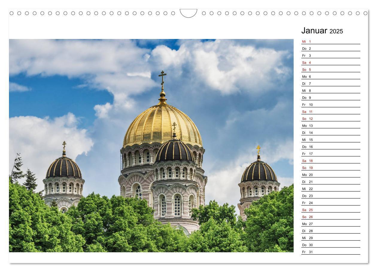 Bild: 9783435427413 | Ein Wochenende in Riga (Wandkalender 2025 DIN A3 quer), CALVENDO...