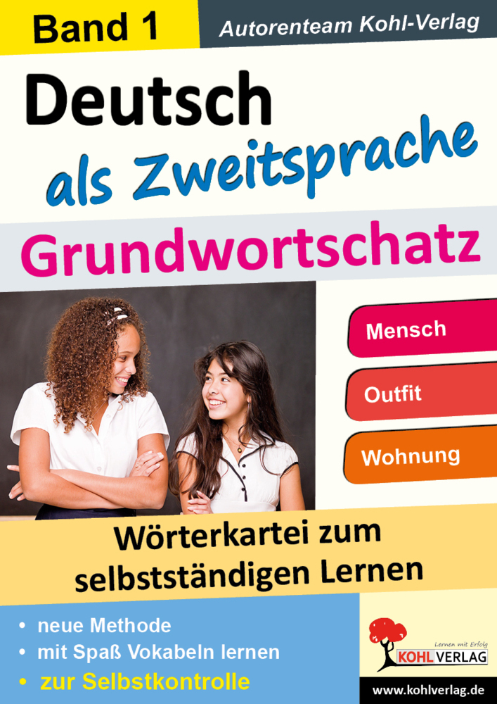 Cover: 9783960400622 | Deutsch als Zweitsprache - Grundwortschatz. Bd.1 | Kohl-Verlag | 2017