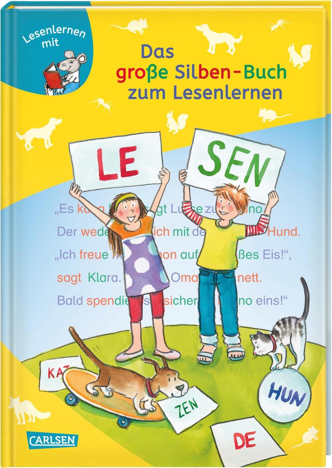 Cover: 9783551066411 | LESEMAUS zum Lesenlernen Sammelbände: Das große Silben-Buch zum...