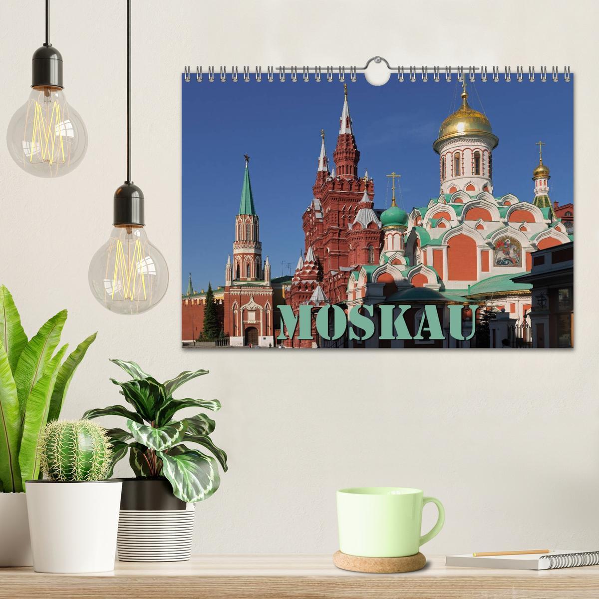 Bild: 9783435684304 | Moskau (Wandkalender 2025 DIN A4 quer), CALVENDO Monatskalender | 2025