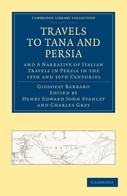 Cover: 9781108010818 | Travels to Tana and Persia, and a Narrative of Italian Travels in...