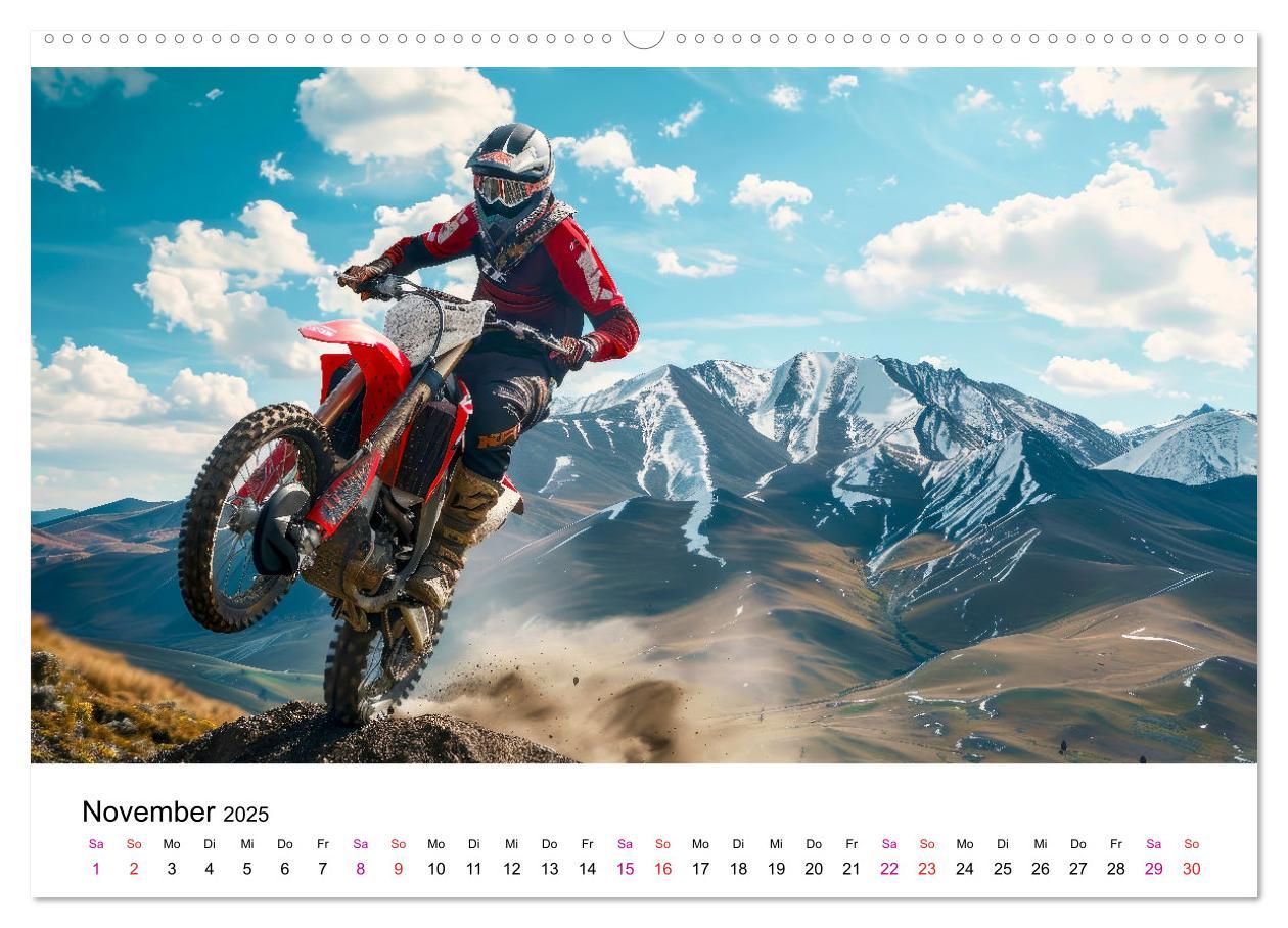 Bild: 9783457148044 | Motocross Erlebnisse (Wandkalender 2025 DIN A2 quer), CALVENDO...