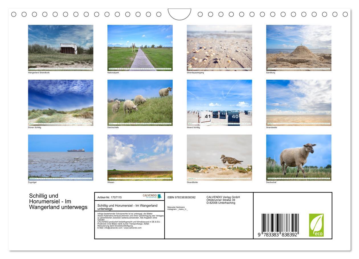 Bild: 9783383838392 | Schillig und Horumersiel - Im Wangerland unterwegs (Wandkalender...