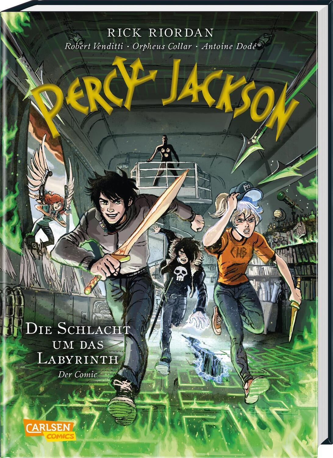 Cover: 9783551775641 | Percy Jackson (Comic) 4: Die Schlacht um das Labyrinth | Buch | 128 S.