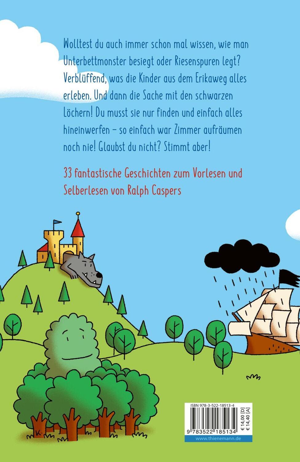 Rückseite: 9783522185134 | Wenn Riesen reisen | Neue fantastische Geschichten | Ralph Caspers