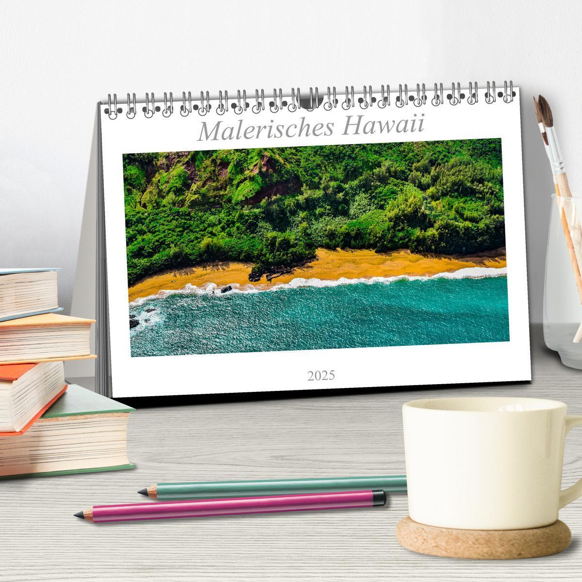 Bild: 9783435047550 | Malerisches Hawaii (Tischkalender 2025 DIN A5 quer), CALVENDO...