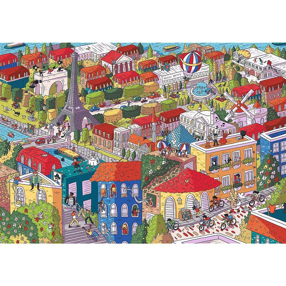 Bild: 5900511107128 | UFT Eye Spy Puzzle 1000 - Imaginary Cities: Paris, Frankreich | Spiel