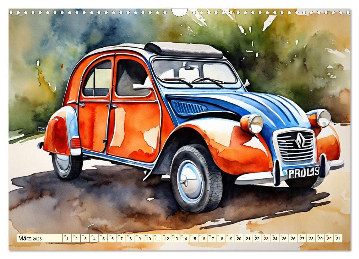 Bild: 9783383812941 | Oldtimer - Kultmodelle aus den 1960er Jahren (Wandkalender 2025 DIN...