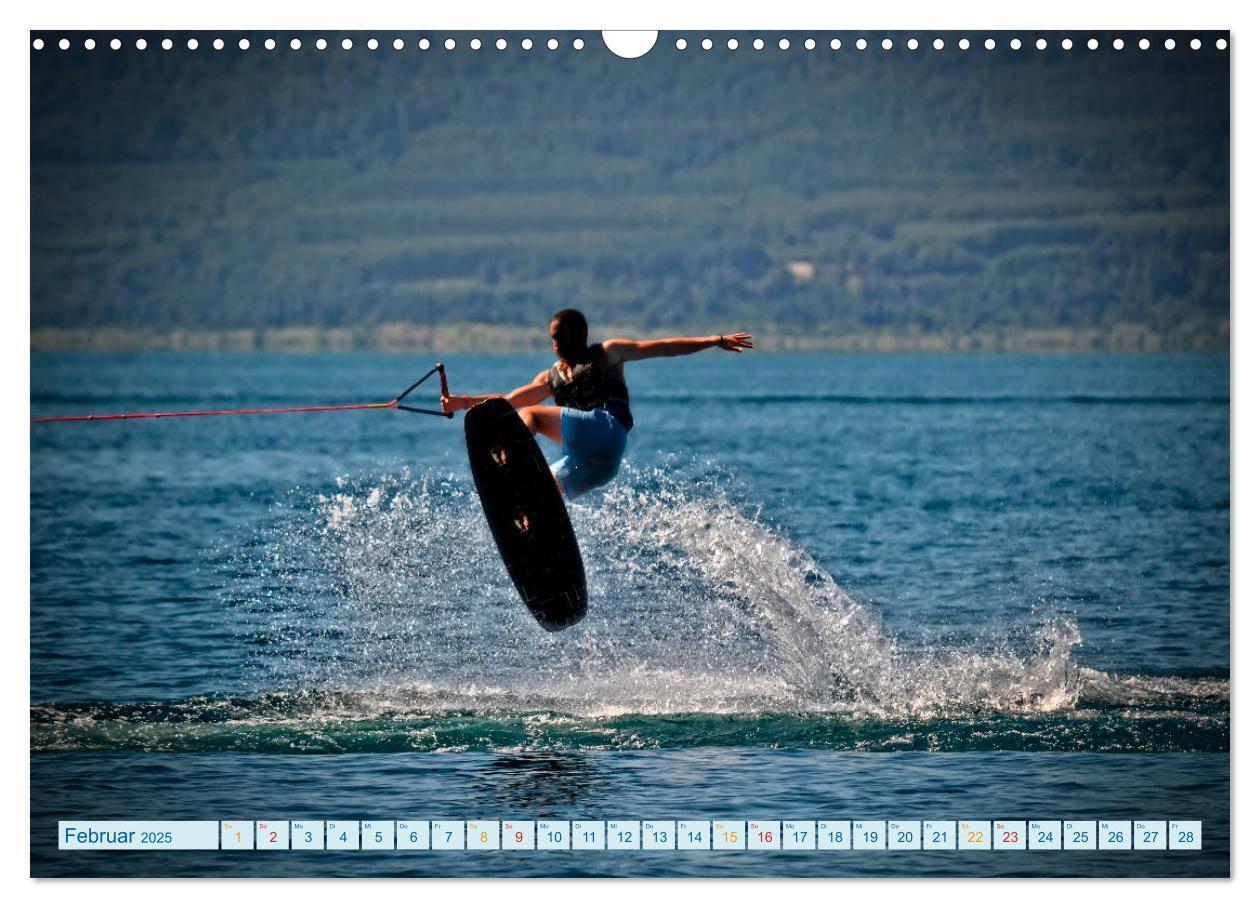 Bild: 9783435368723 | Wakeboarden (Wandkalender 2025 DIN A3 quer), CALVENDO Monatskalender