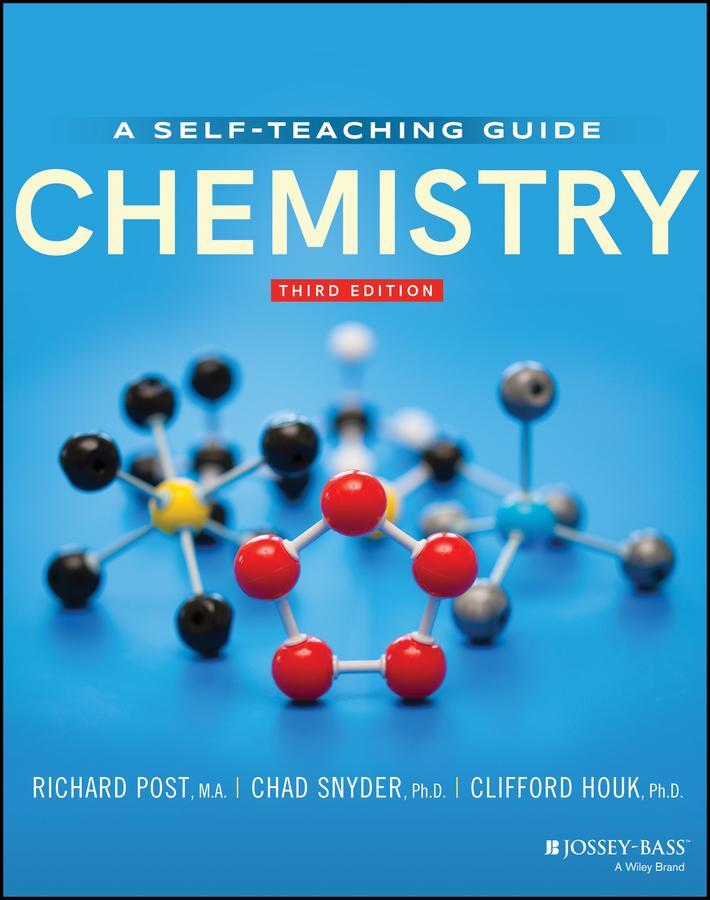 Cover: 9781119632566 | Chemistry | Concepts and Problems, A Self-Teaching Guide | Taschenbuch