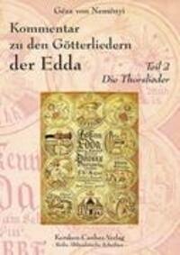 Cover: 9783894231347 | Kommentar zu den Götterliedern der Edda | Teil 2 - Die Thorslieder