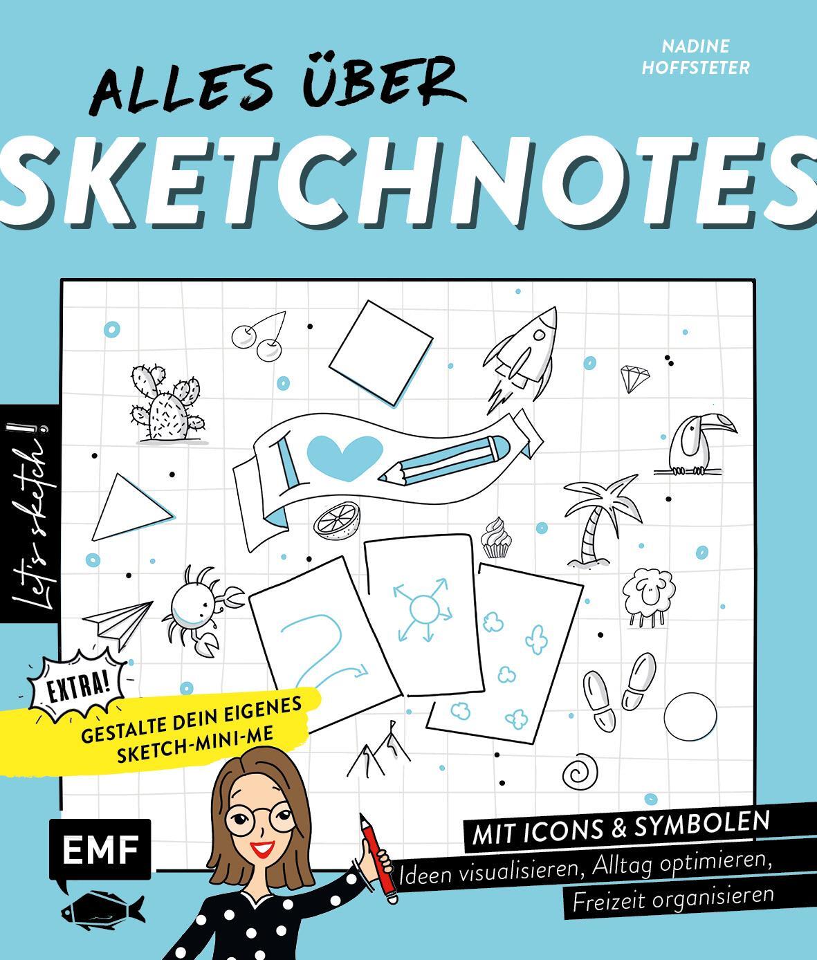 Cover: 9783745904000 | Let's sketch! Alles über Sketchnotes - Mit Icons und Symbolen Ideen...