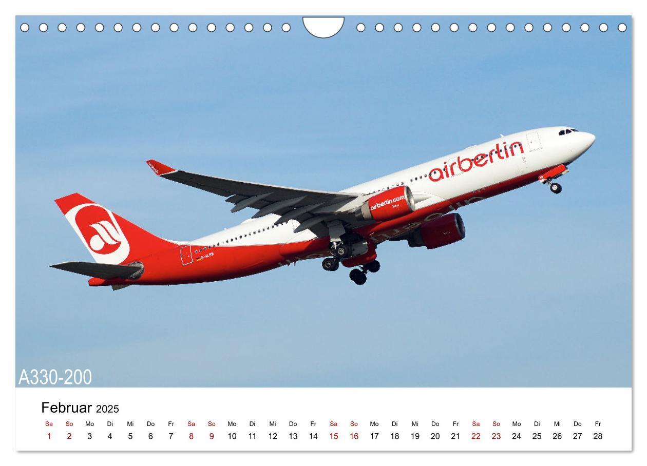 Bild: 9783383970023 | Flugzeuge von Airbus (Wandkalender 2025 DIN A4 quer), CALVENDO...