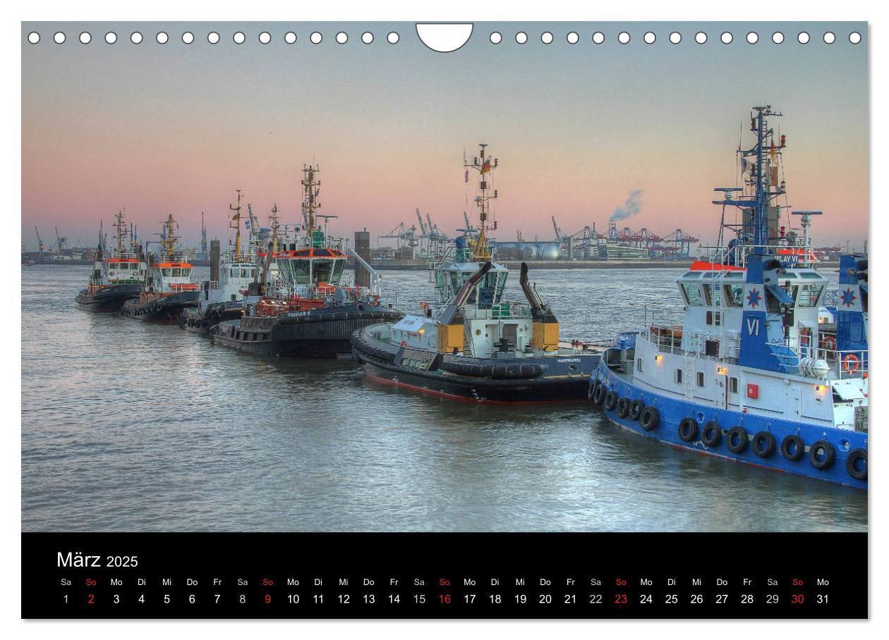 Bild: 9783435759934 | Hamburg (Wandkalender 2025 DIN A4 quer), CALVENDO Monatskalender