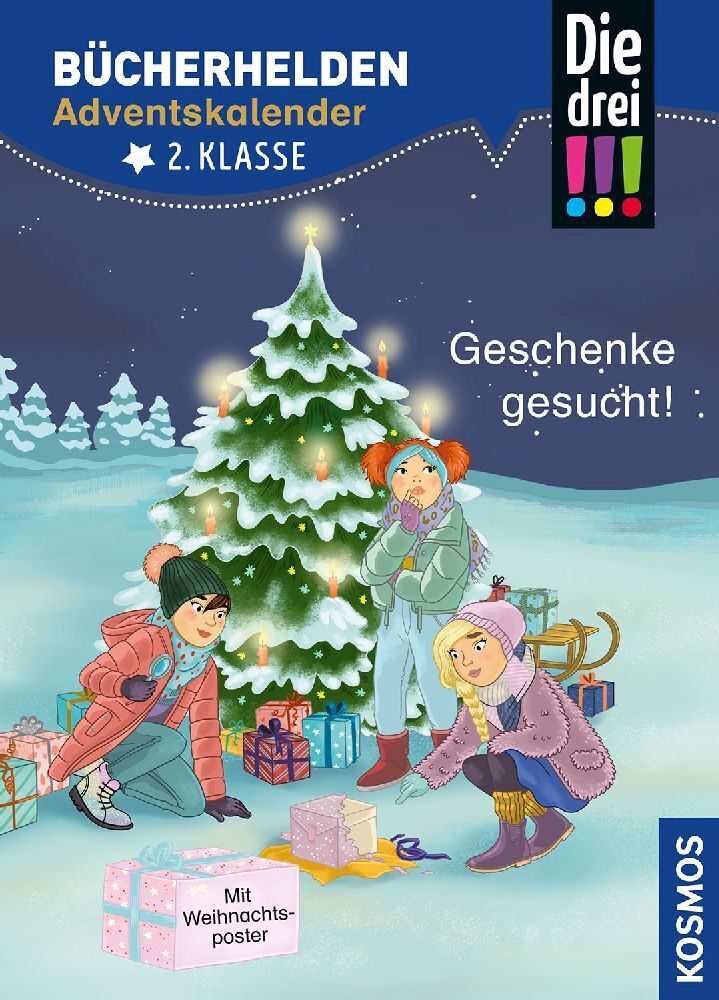 Cover: 9783440177266 | Die drei !!!, Bücherhelden 2. Klasse, Adventskalender, Geschenke...