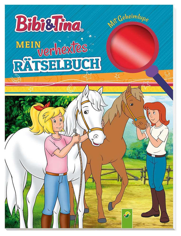 Cover: 9783849928155 | Bibi & Tina Mein verhextes Rätselbuch. Mit Geheimlupe zum...