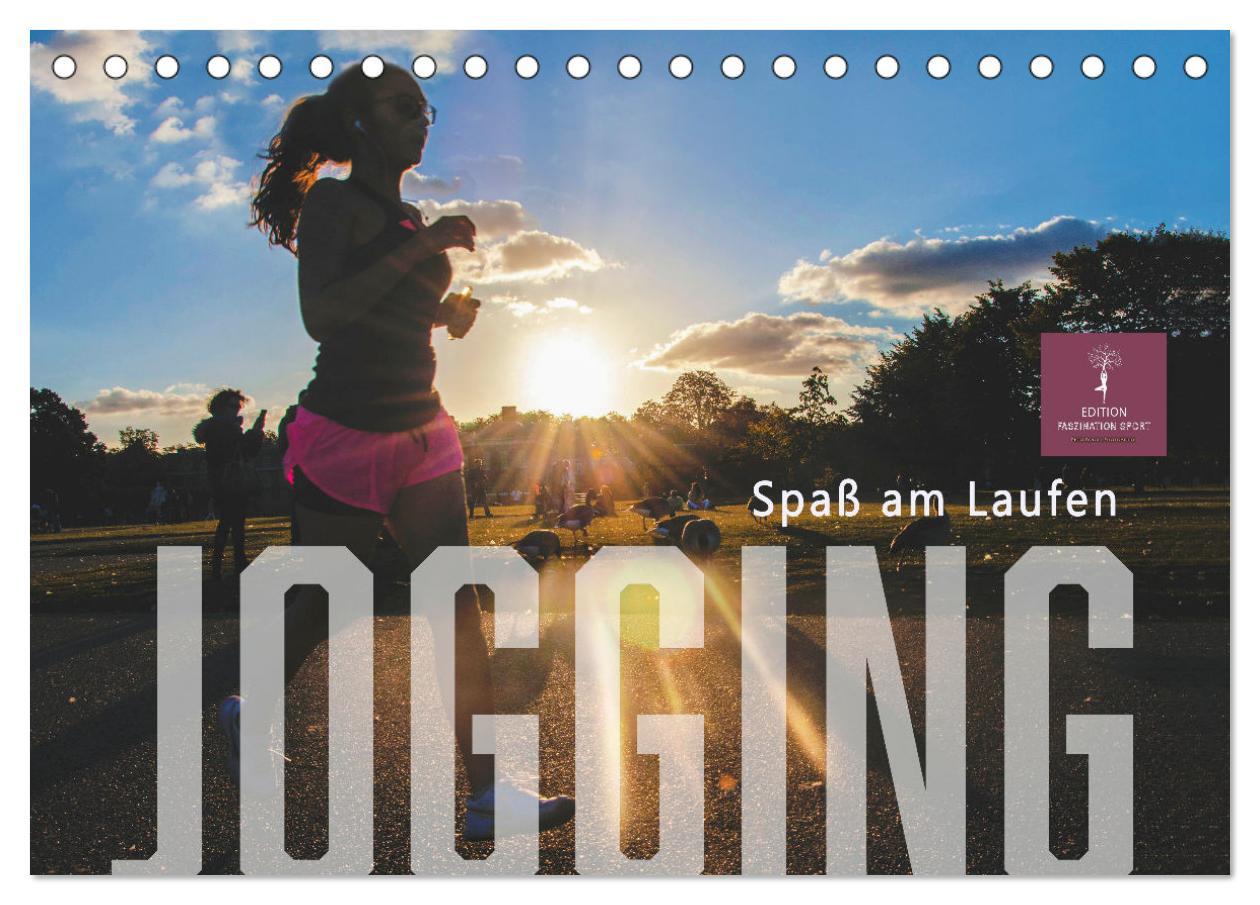 Cover: 9783435097043 | Jogging - Spaß am Laufen (Tischkalender 2025 DIN A5 quer), CALVENDO...