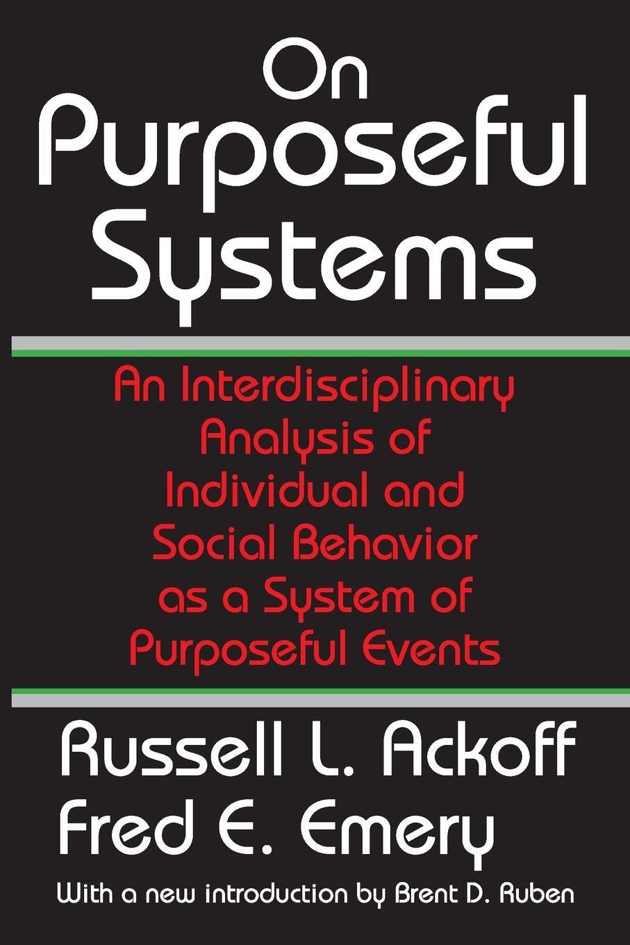 Cover: 9780202307985 | On Purposeful Systems | Fred Emery | Taschenbuch | Paperback | 2005