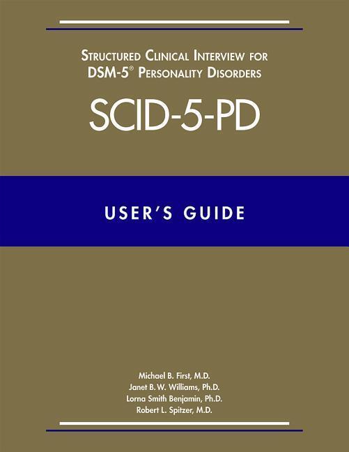 Cover: 9781585624751 | User's Guide for the Structured Clinical Interview for Dsm-5...