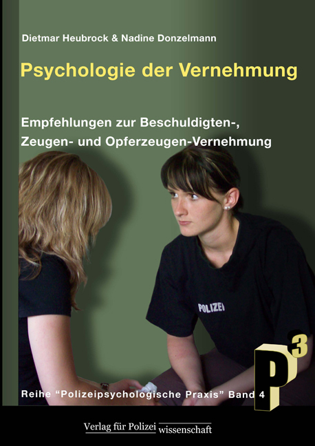 Cover: 9783866761315 | Psychologie der Vernehmung, m. 6 Einsatzkarten | Heubrock (u. a.)