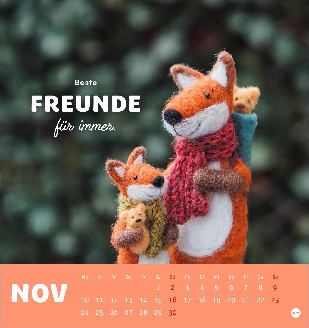 Bild: 9783756408559 | Woodlanders: Für immer Freunde Postkartenkalender 2025 | Kalender