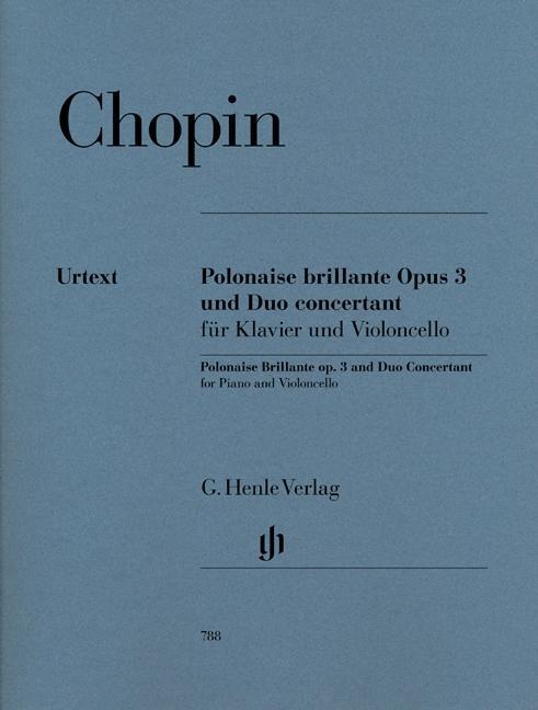 Cover: 9790201807881 | Polonaise Brilliante Op.3 / Duo Concertant | Frédéric Chopin | Buch