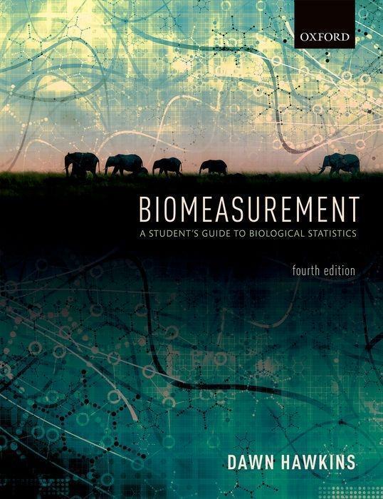 Cover: 9780198807483 | Biomeasurement | A Student's Guide to Biological Statistics | Hawkins