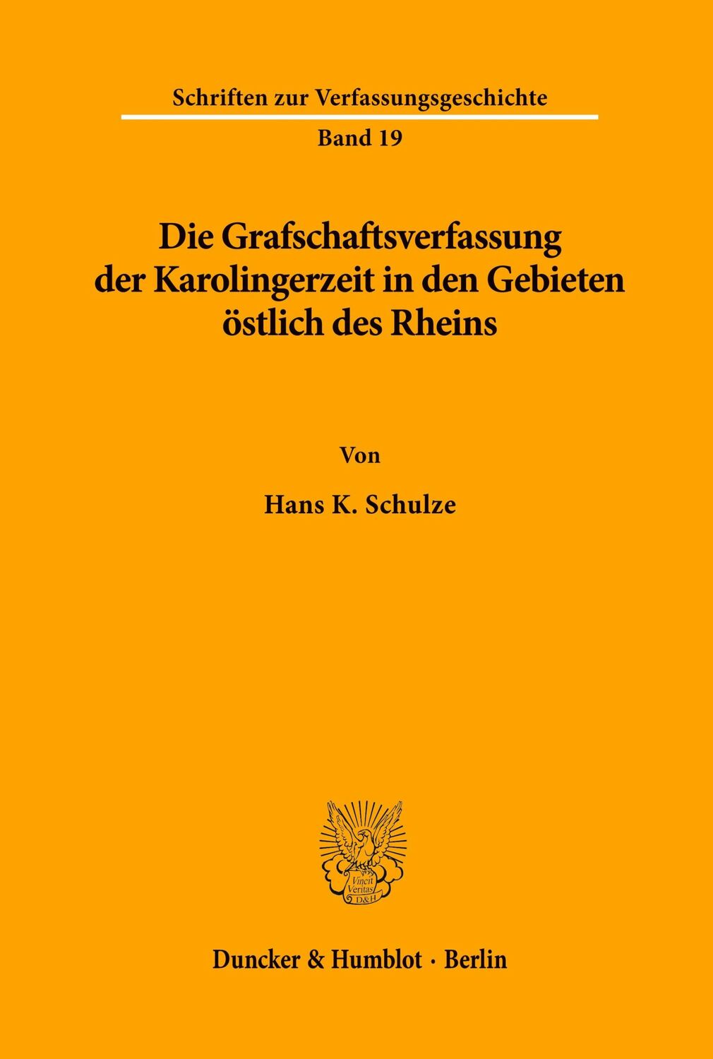 Cover: 9783428029457 | Die Grafschaftsverfassung der Karolingerzeit in den Gebieten...