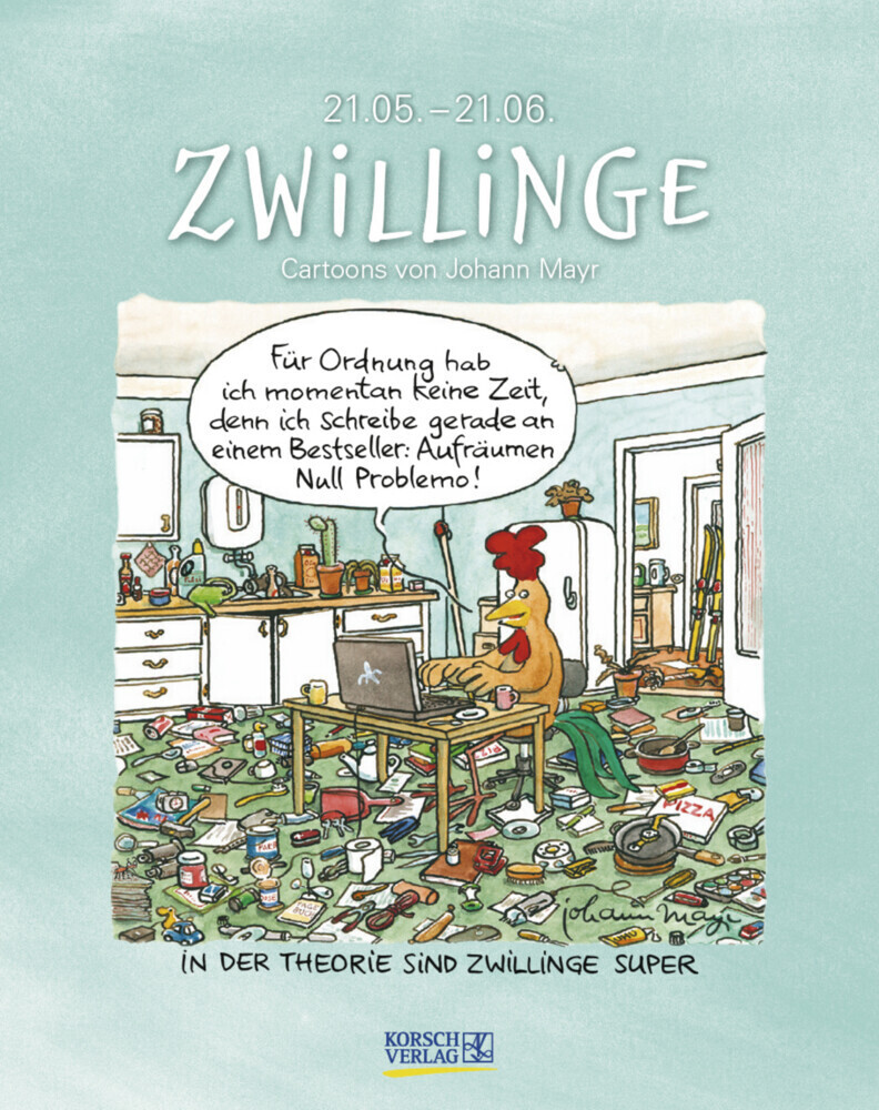 Cover: 9783731869450 | Zwillinge 2024 | Korsch Verlag | Kalender | Spiralbindung | 13 S.