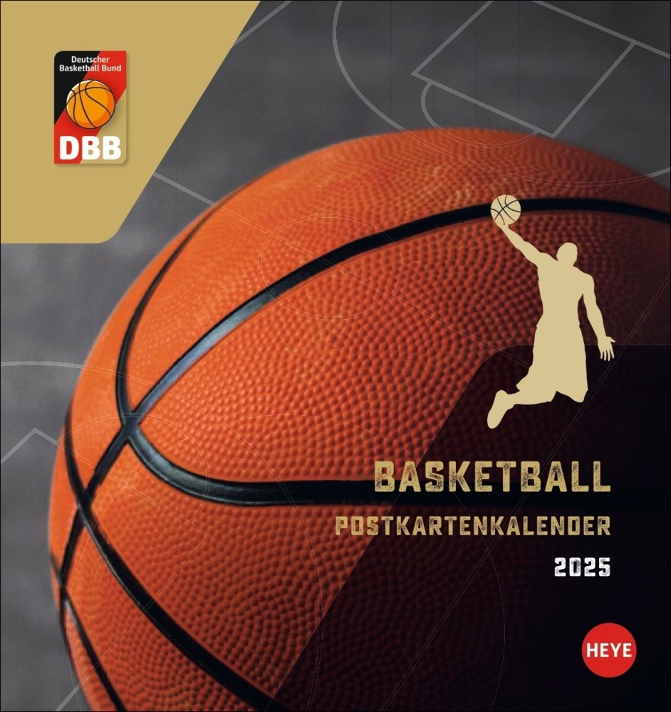 Cover: 9783756413317 | DBB Basketball Postkartenkalender 2025 | Kalender | Spiralbindung