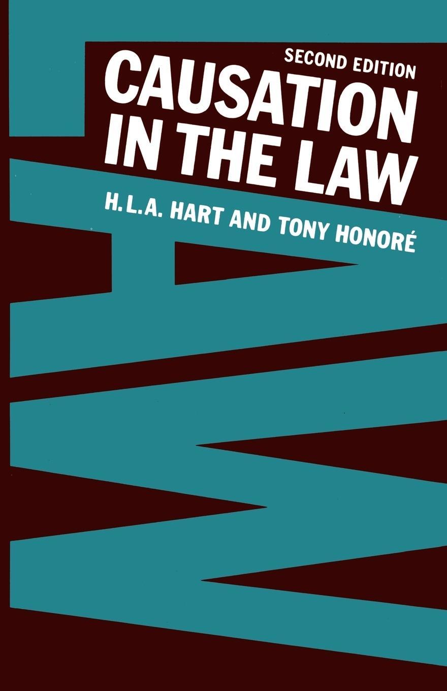 Cover: 9780198254744 | Causation in the Law | H. L. A. Hart (u. a.) | Taschenbuch | Paperback