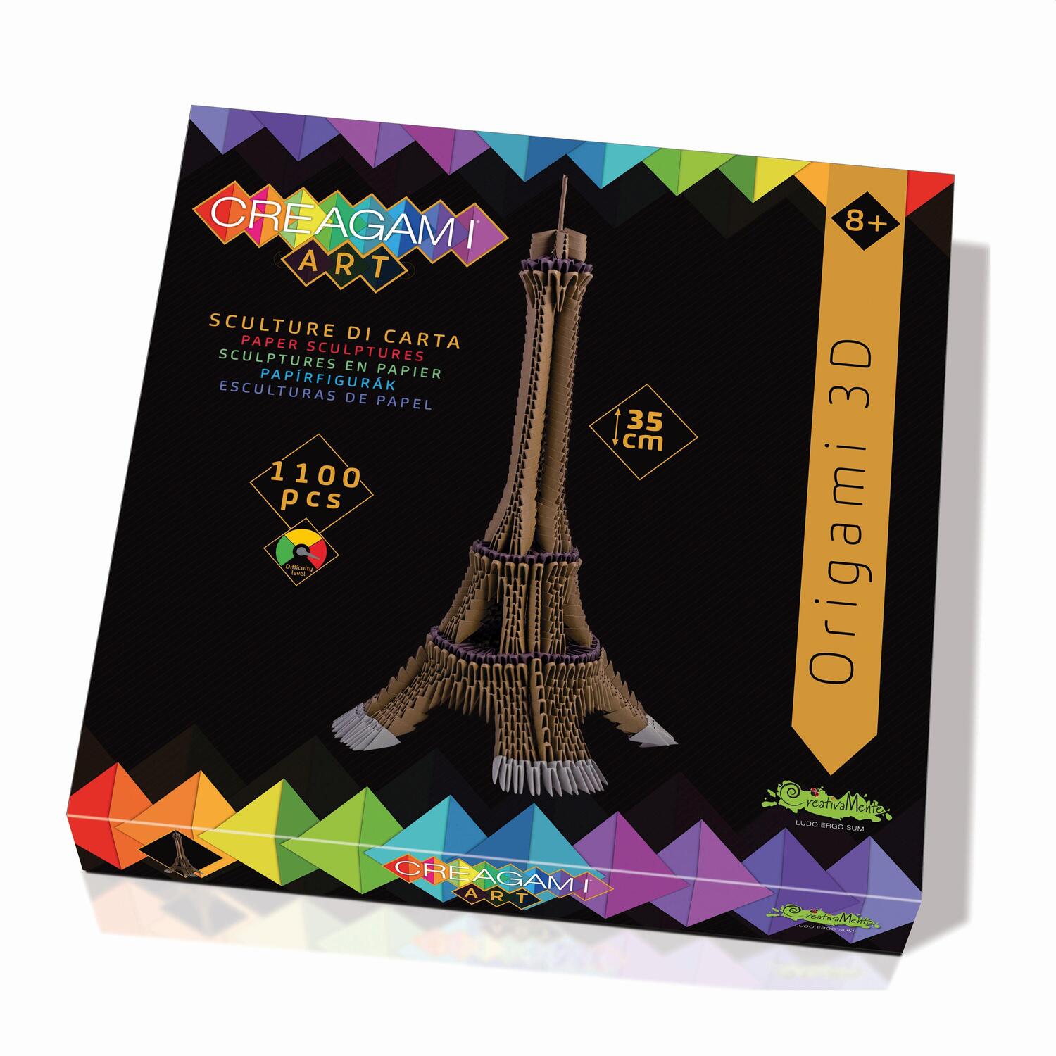 Cover: 8032591787420 | CREAGAMI - Origami 3D Eiffelturm 1100 Teile | Creagami | Spiel | 2023