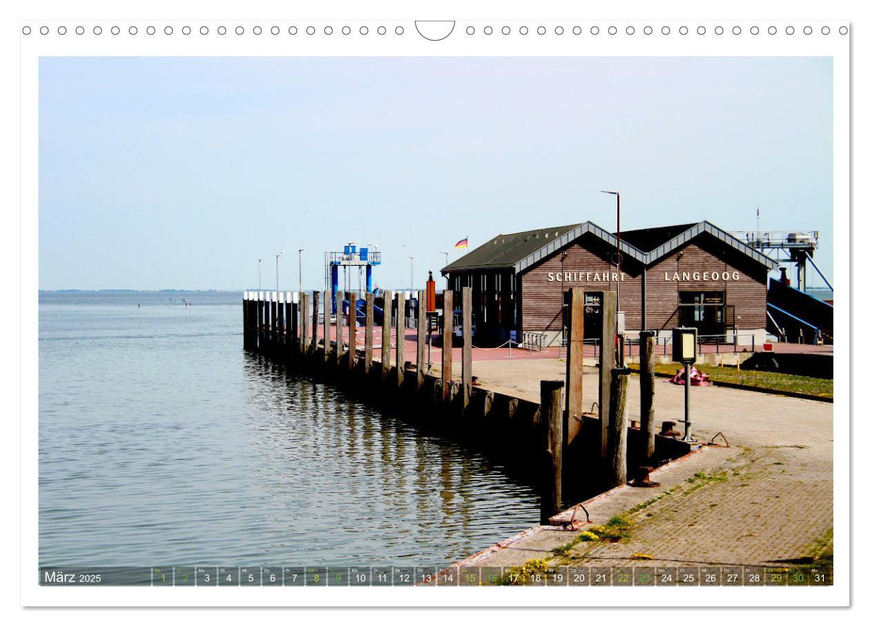 Bild: 9783435213115 | OP LANGEOOG (Wandkalender 2025 DIN A3 quer), CALVENDO Monatskalender