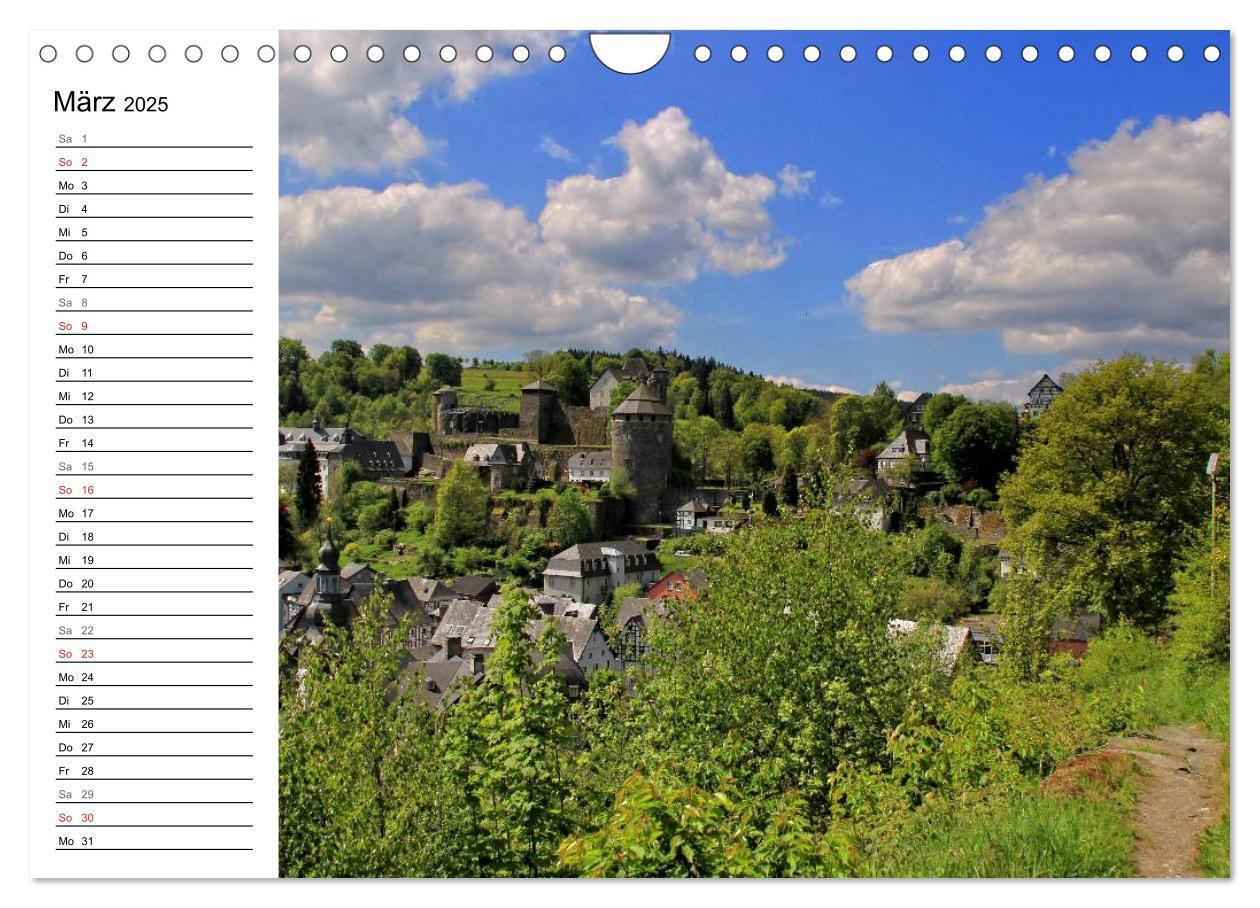 Bild: 9783435543090 | Eine Perle in der Eifel - Monschau (Wandkalender 2025 DIN A4 quer),...