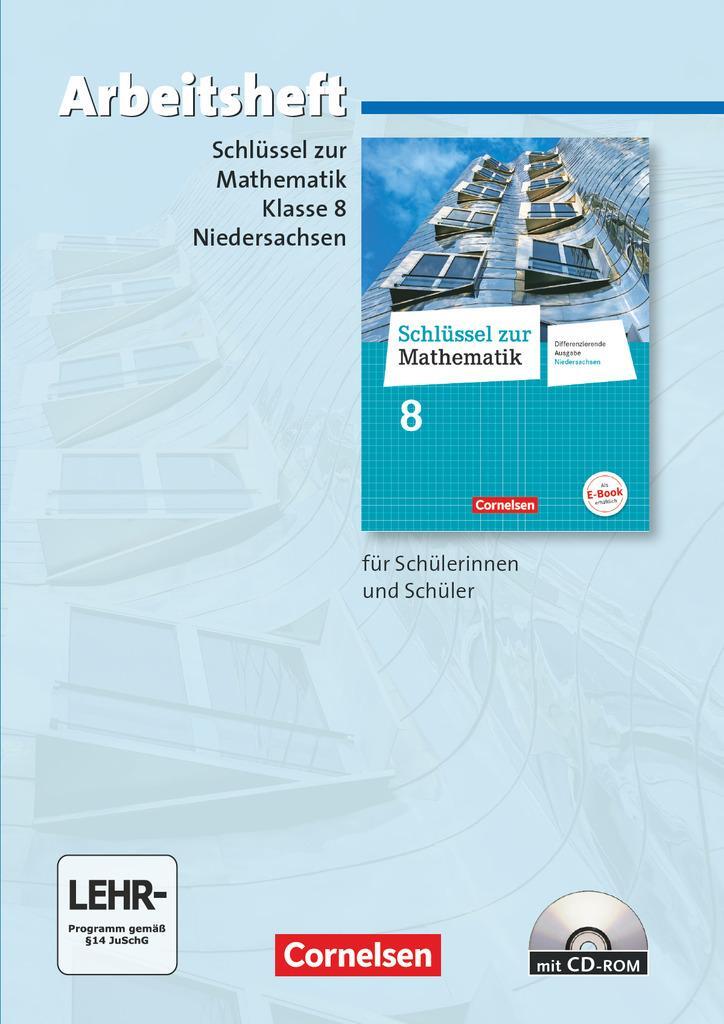 Cover: 9783060067459 | Schlüssel zur Mathematik 8. Schuljahr. Arbeitsheft mit eingelegten...