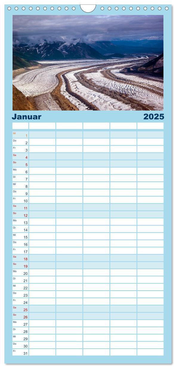 Bild: 9783457121344 | Familienplaner 2025 - Der Alaska Kalender mit 5 Spalten...